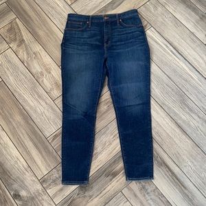 Curvy high rise skinny